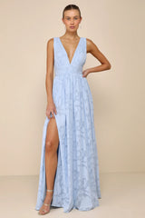 Sweet Sophistication Sage Green Burnout Floral Maxi Dress
